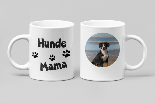 Hundetasse mit Foto mit Namen